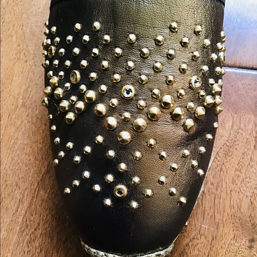 SOLD !Giuseppe Zanotti size 11 Leather Espadrilles - Picture 5 of 7